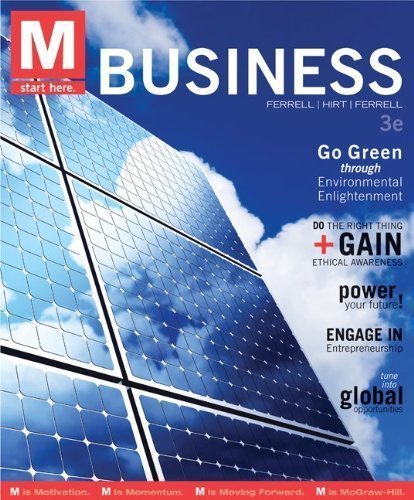 M: Business 3rd (third) Edition by Ferrell, O. C., Hirt, Geoffrey, Ferrell, Linda (2012)