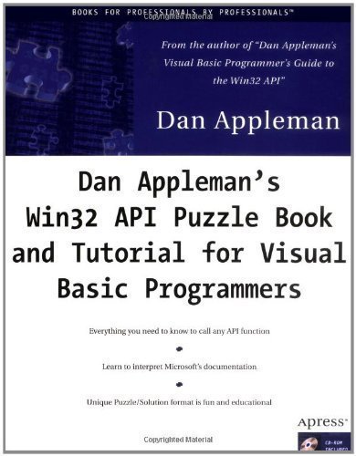 Dan Appleman's Win32 API Puzzle Book and Tutorial for Visual Basic Programmers unknown Edition by Dan Appleman (1999)