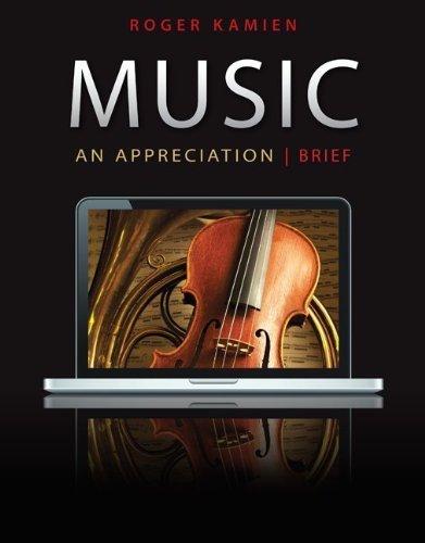 5-CD set for Music: An Appreciation, Brief Edition 7th (seventh) Edition by Kamien, Roger (2010)