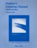 Student Solutions Manual, Multivariable, for Thomas' Calculus and Thomas' Calculus: Early Transcendentals 12th (twelfth) Edition by Thomas Jr., George B., Weir, Maurice D., Hass, Joel published by Pearson (2010)