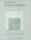 Student's Solutions Manual for Intermediate Algebra 11th (eleventh) Edition by Lial, Margaret, Hornsby, John, McGinnis, Terry [2011]