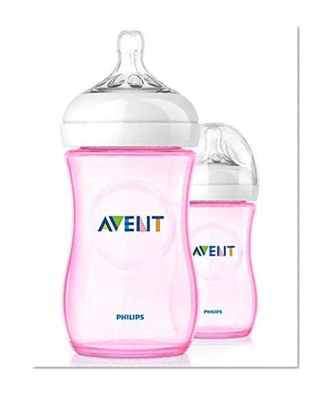 Philips Avent - Biberon Natural Rose 260ml