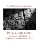 De uma mÃ¡scara a outra: questÃµes sobre a identidade em  El laberinto de la soledad, de Octavio Paz. (Portuguese Edition)