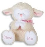 Book Cover PRAYING LAMBS-8 INCH/PINK/Plays 