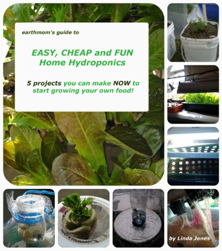 earthmom's Guide to EASY, CHEAP and FUN Home Hydroponics 5 projects you can make NOW  to get started growing your own food!