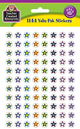 Teacher Created Resources® Fancy Stars 2 Mini Stickers Valu-Pak, 1144 Pieces