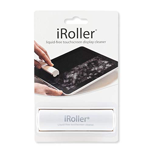 Book Cover iRoller Screen Cleaner - Reusable, Liquid Less Touchscreen Portable, Easy-to-Use, Removes Smudges, Non-Chemical Cleaner for iPad, Laptop, MacBook, PC Monitors, iPhone & Samsung Smartphones