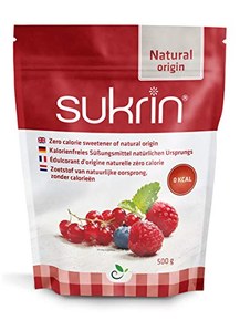 Sukrin Granulated All-natural Zero Calorie Wholesome Sweetener alternative to Sugar (500g)