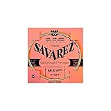 Corde au détail Savarez 526R pour guitare classique - tirant fort Mi grave - Carte Rouge