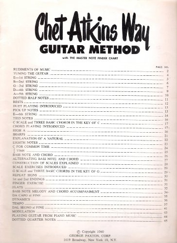 Chet Atkins Way Guitar Method
