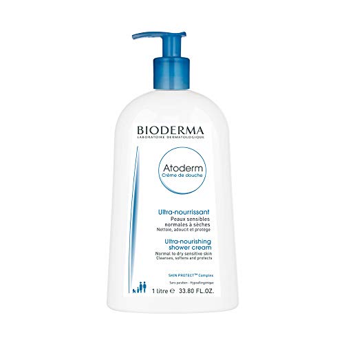 Book Cover Bioderma - Atoderm - Shower Cream - Cleansing Body Wash - for Family with Normal to Dry Sensitive Skin