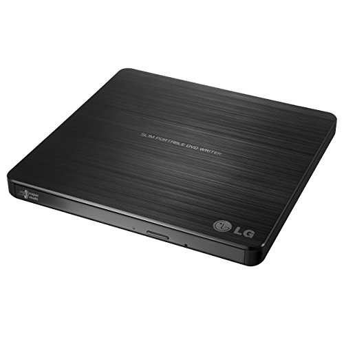 Book Cover LG Electronics 8X USB 2.0 Super Multi Ultra Slim Portable DVD Rewriter External Drive with M-DISC Support for PC and Mac, Black (GP60NB50)