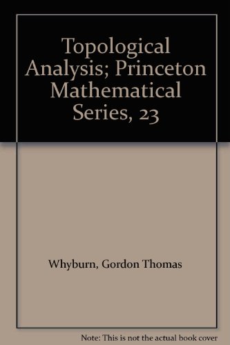Topological Analysis; Princeton Mathematical Series, 23