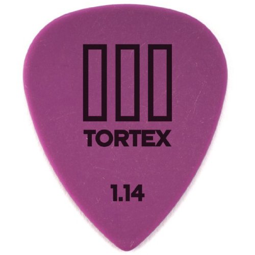 Dunlop 462P1.14 Tortex TIII, Purple, 1.14mm, 12/Player's Pack