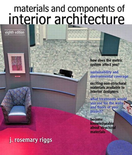 Materials and Components of Interior Architecture (2-downloads) (Fashion Series)