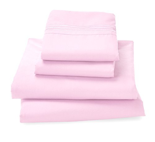 Ultra Soft Pink Twin Size Sheets by Where the Polka Dots Roam