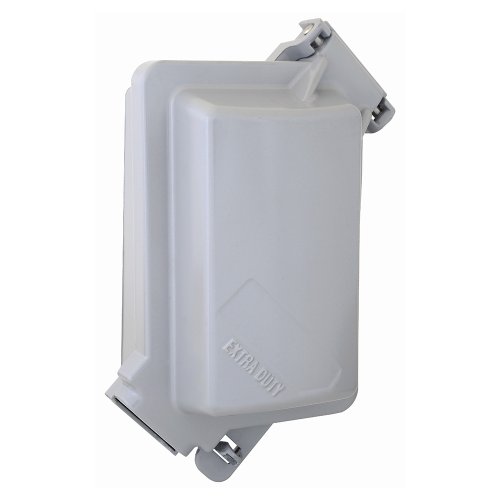 Sigma Electric 14438 1-Gang 3-1/8-inch Deep Vertical Metal While in Use Cover