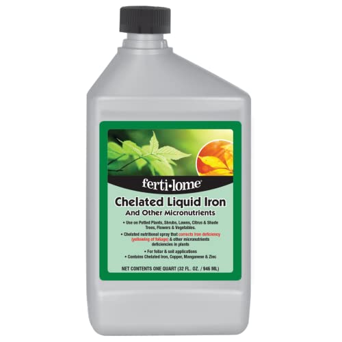 Book Cover Fertilome (10630) Chelated Liquid Iron and Other Micronutrients (32 oz)