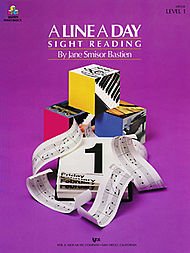 A Line a Day Sight Reading, Level 1 By Jane Smisor Bastien. For Piano. Sight Reading. Bastien Piano Basics. Elementary. Method Book.