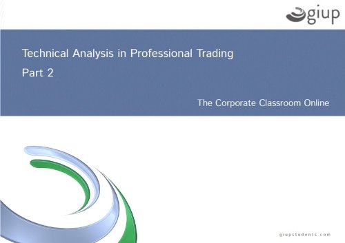 Technical Analysis in Professional Trading Handbook 2 (GIUP Professional Trading)