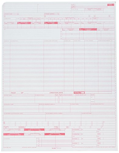 UB-04 (CMS 1450) Health Insurance Claim Form (Pack of 500 sheets)