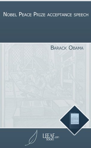 Nobel Peace Prize acceptance speech