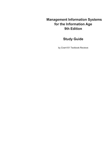 e-Study Guide for Management Information Systems for the Information Age, textbook by Maeve Cummings: Business, Information systems
