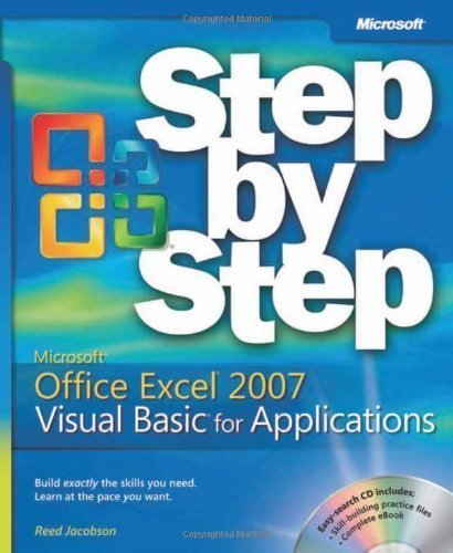 Microsoft? Office Excel? 2007 Visual Basic? for Applications Step by Step (BPG-step by Step) by Jacobson, Reed [Paperback(2007/5/16)]