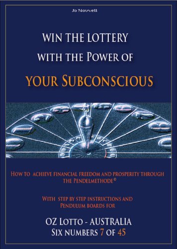 FINANCIAL FREEDOM AND PROSPERITY - Win the Lottery with the power of your subconscious - OZ LOTTO - AUSTRALIA - Seven numbers 7 of 45