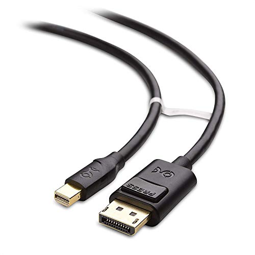 Cable Matters Mini DisplayPort to DisplayPort Cable (Mini DP to DP) in Black 15 Feet - Thunderbolt and Thunderbolt 2 Port Compatible