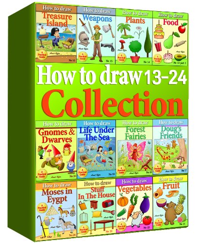 How to Draw Collection 13-24 (Over 350 Pages)