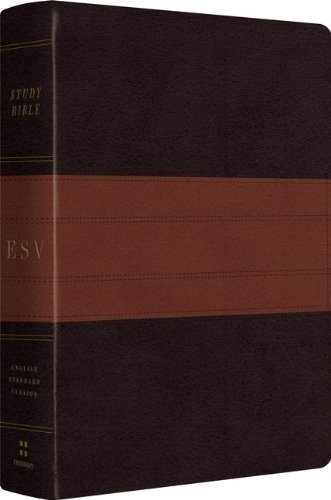 ESV Study Bible, Personal Size (TruTone, Deep Brown/Tan, Trail Design) by ESV Bibles by Crossway (3/28/2013)