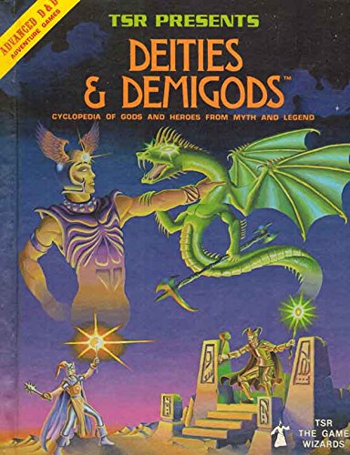 Deities & Demigods: Cyclopedia of Gods and Heroes from Myth and Legend (Advanced Dungeons and Dragons) 1st (first) Edition by Rob Kuntz, James M. Ward (1980)
