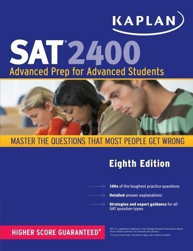 Kaplan SAT 2400 (Kaplan New Sat 2400) 8th (eighth) Edition by Kaplan (2012)
