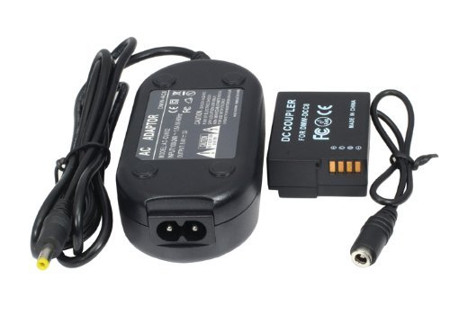 Fotga DMW-AC8 + DMW-DCC8 coupleur CC AC Adaptateur secteur pour Panasonic Lumix DMC-GH2 GH2H