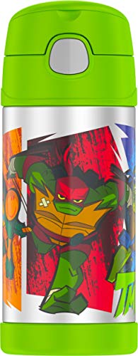 Book Cover Thermos Funtainer 12 Ounce Bottle, Teenage Mutant Ninja Turtles