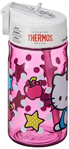 Book Cover Thermos 12 Ounce Tritan Hydration Bottle, Hello Kitty