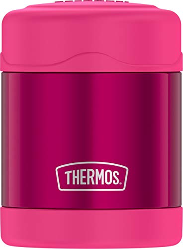 Book Cover Thermos Funtainer 10 Ounce Food Jar, Pink, Stainless_Steel