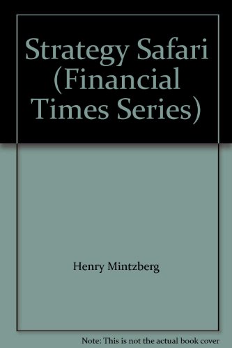 Strategy Safari (Financial Times Series)