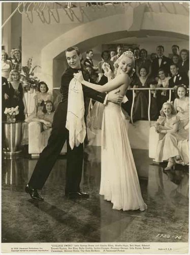 "College Swing" Betty Grable dancing with Jackie Coogan (Original Paramount Lobby Card Photo) #1722-70