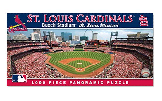 MasterPieces MLB St. Louis Cardinals Stadium Panoramic Jigsaw Puzzle, 1000-Piece