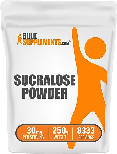 BulkSupplements.com Sucralose Powder - Sugar Alternative - Zero Calorie Sweetener - Artificial Sweeteners - Keto Sweetener (250 Grams)