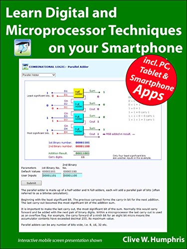 Learn Digital and Microprocessor Techniques on your Smartphone
