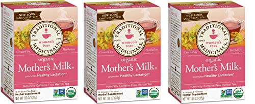 Traditional Medicinals Teas Organic Mother's Milk Tea Bags, 16 Count - 3 Pack