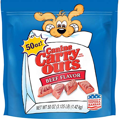 Canine Carry Outs Beef Flavor Dog Treats, 50-Ounce Bag