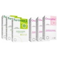 Pack Fertilité - Couple - 3 Fertimax + 3 Ovocyplus