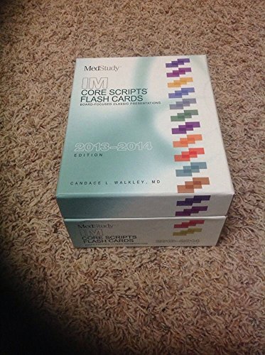 Medstudy 2013-2014 Internal Medicine Core Scripts Flash Cards