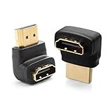 Cable Matters Combo Pack 270 Degree and 90 Degree HDMI Adapter (Right Angle HDMI) with 4K and HDR Support