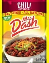 Book Cover Mrs Dash Salt Free Chili Mix (1.25 oz Packets) 4 Pack