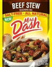 Book Cover Mrs Dash Salt Free Beef Stew Seasoning Mix (1.25 oz Packets) 4 Pack